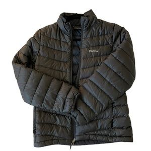 Black Marmot Puffer Jacket